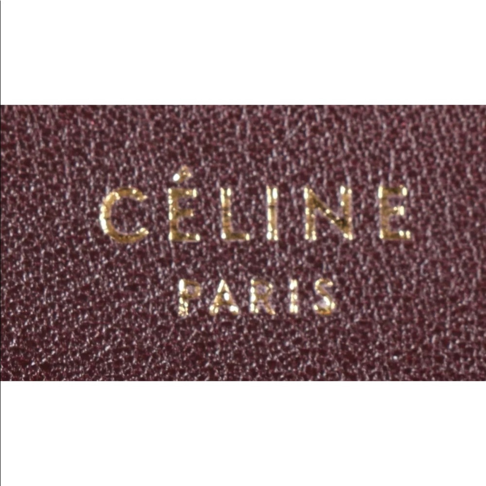 CÈLINE Medium Calfskin and Suede Tricolor Bag - Picture 5 of 8